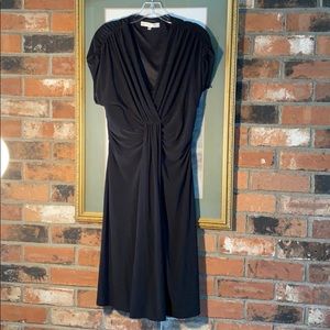 Black mid-length dress